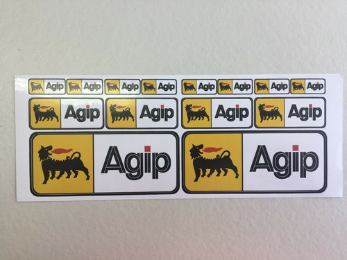 Decal foglio adesivo agip - decal,