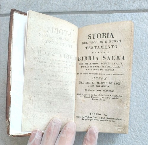 Storia sacra bibbia vecchio - bibbia/vecchio, e