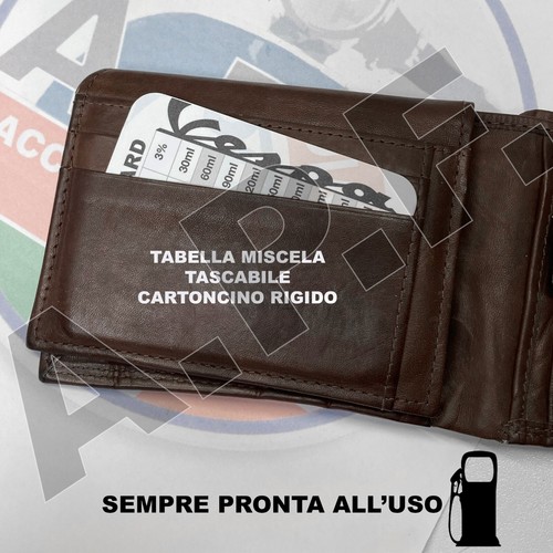 Tabella miscela vespa - tabella,