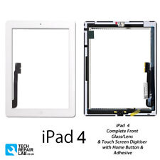 Nuovo IPAD 4 Completo Anteriore Vetro/Digitale Touch Screen Pannello Montaggio -