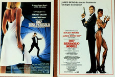 JAMES BOND  2 mini locandine