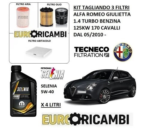 Kit tagliando filtri olio - e,