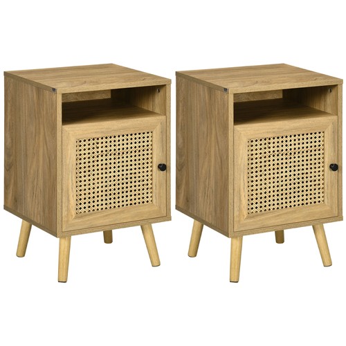 Set comodini con anta - 2,
