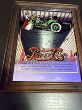 VINTAGE - quadro vintage retrò PEPSI-COLA Bar Ristorante Pizzeria Locali Ecc.