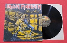 LP Gatefold con testi  IRON MAIDEN - PIECE OF MIND 1a Stampa Italiana 1983 EX+!