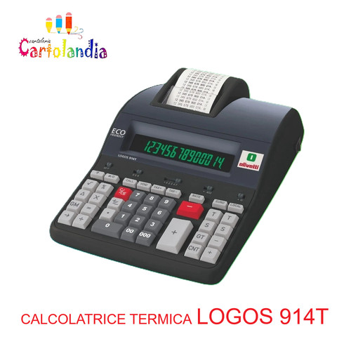 Calcolatrice termica scrivente - calcolatrice,
