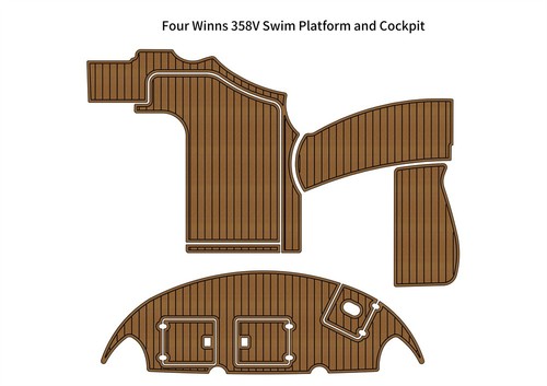 Four winns 358v piattaforma - four, di