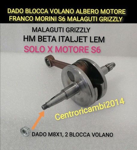 Dado blocca volano albero - blocca,