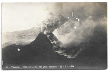 CARTOLINA DI NAPOLI ,VESUVIO -