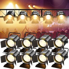 Faretti 200W COB Par Light Bianco Caldo e Freddo con Porta Fienile Illuminazione Palco DJ