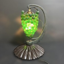 Lampada da tavolo in vetro di Murano uva arte italiana luce soffiata a mano v...