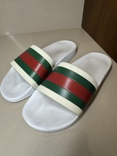 GUCCI pantofole uomo bianche