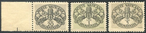 1946 vaticano segnatasse righe - vaticano,