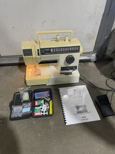 Vtg singer model 4623 sewing - singer,