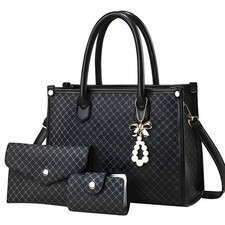 3pcs Purses and Handbags Set