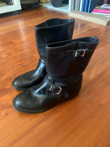 Stivali neri biker donna - neri,