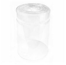 N°100 CAPSULE PVC TERMORETRAIBILI TRASPARENTI Ø 33x 55 PER BOTTIGLIE VINO ECC