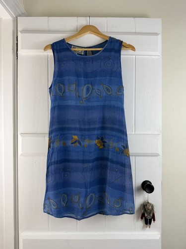 Abito estivo blu - boho, vintage