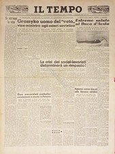 Quotidiano Roma - Il Tempo n. 65 - 1949 Estremo saluto al Duca d'Aosta