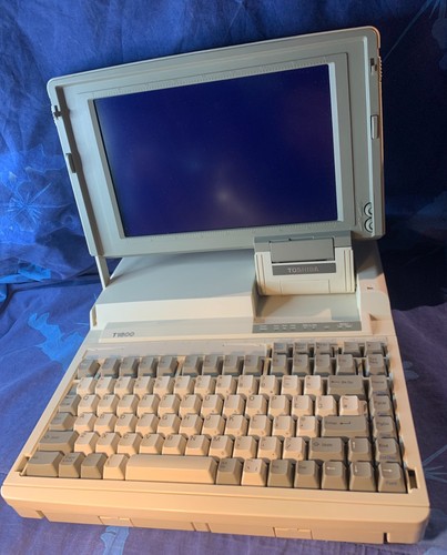 Toshiba t1600 computer - toshiba, vintage