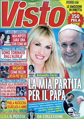 Visto antonella clerici - visto.antonella, papa
