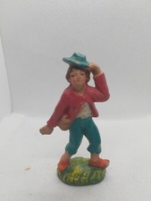 Statuina presepe in Bachelite/celluloide  made in italy anni 40/50 circa 10 cm