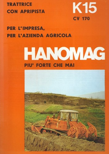 Brochure hanomag trattrice - brochure,
