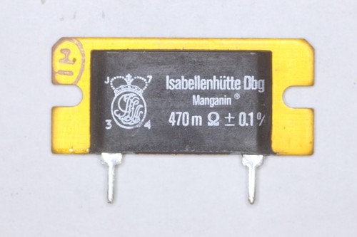 Resistenza shunt 470 milliohm - resistenza,