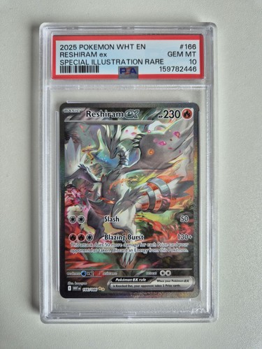 Psa reshiram 166 086 - ex, 166/086