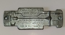 FONDINO modellino auto ALFA ROMEO GIULIA GT FIBREGLASS 1/43 RICAMBIO ORIGINALE