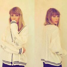 Taylor Swift Star Cardigan Folklore Maglia Accogliente Pigro Cardigan Maglione Autunno
