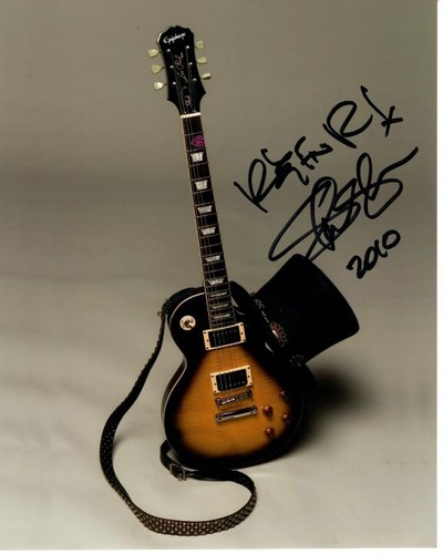 Foto firmata slash - foto, gibson