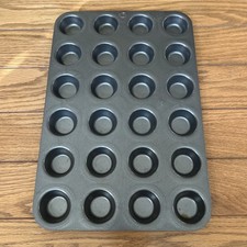 Pampered Chef Deluxe Padella Antiaderente 24 Tazze Mini Muffin 16" X 12"