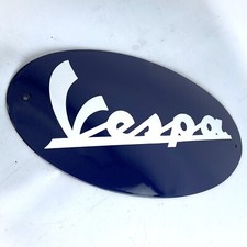 Targa smaltata Vespa insegna smaltata insegna smaltata 46x27 cm