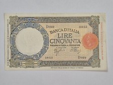 Regno Vittorio Emanuele III - 50 Lire Lupa 21-11-1942 L'Aquila