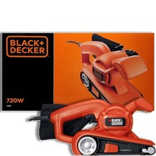 Black+Decker KA86-QS Levigatrice A Nastro Elettrica Legno 720W Foglio 75x457mm