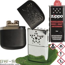 STUFA TASCABILE MILITARE BENZINA ZIPPO SCALDAMANI ESERCITO SCALDAMANI ESERCITO CUSCINO TERMICO