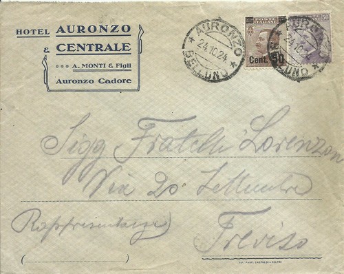 Lettera due porti - con, gemelli