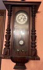 Antico Orologio a pendolo da muro Fine 1800 Inizi 1900 non funzionante