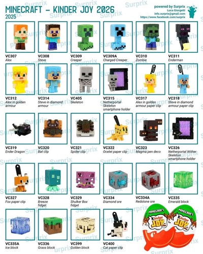 Kinder joy minecraft - joy, 2026