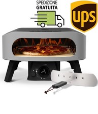COZZE Forno Pizza a Gas 13” – Gas 30 mbar | Pietra in cordierite inclusa | NUOVO