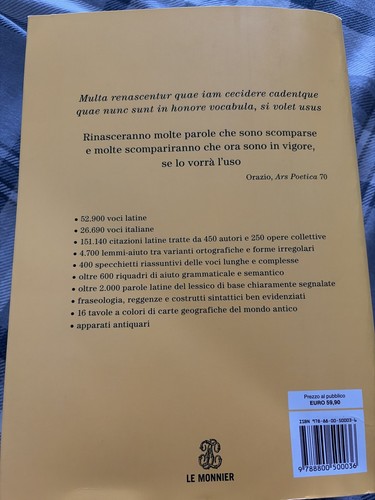 Dizionario latino italiano - dizionario, latino-italiano