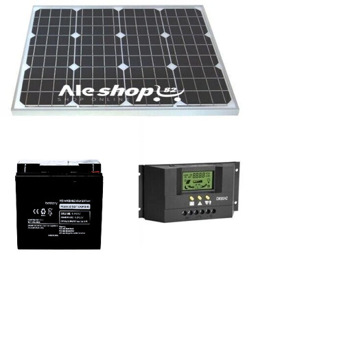 Kit pannello fotovoltaico - pannello, 50w