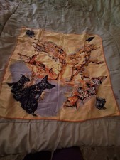 VINTAGE PURE SILK SCARF -