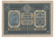 10  LIRE BUONO DI CASSA VENETA