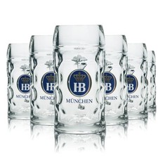 6 bicchieri birra HB München