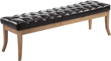 Panca Chesterfield Ramses in Similpelle I Panchina Ingresso Imbottita Capitonné 