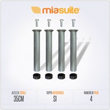 SET 4 GAMBE PIEDI  IN METALLO