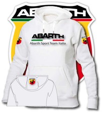 Felpa Printed Fiat Abarth 595 500 Alfa Romeo Maglietta Cotone Auto Racing  5Colo
