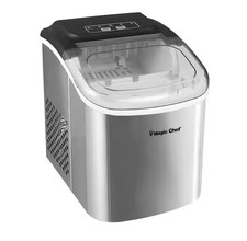 Magic Chef Macchina per Ghiaccio da Banco 27 Lb Acciaio Inox HMIM27ST